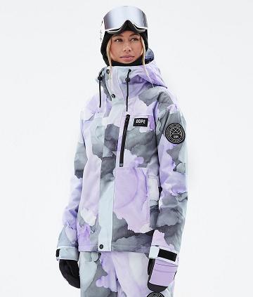 Dope Blizzard W Full Zip Blot Snowboardkabát Női Lila | HUEX3469