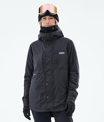 Dope Insulated W Snowboardkabát Női Fekete | HUIS3489