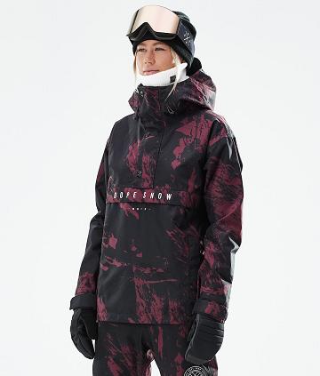 Dope Legacy W 2021 Paint Snowboardkabát Női Bordó | HUMA3497