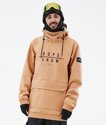 Dope Wylie DS Snowboardkabát Férfi Khaki Sárga | HUEX2822