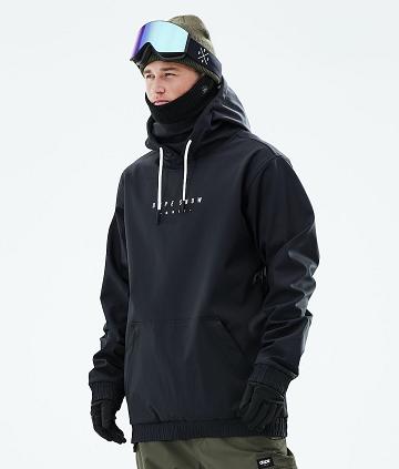 Dope Yeti 2021 Logo Snowboardkabát Férfi Fekete | HUSO2840