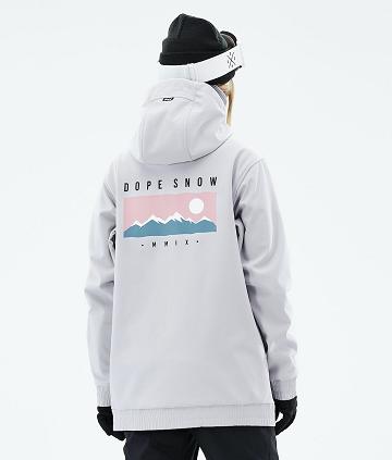 Dope Yeti W 2021 Range Snowboardkabát Női Titán | HUAP3531