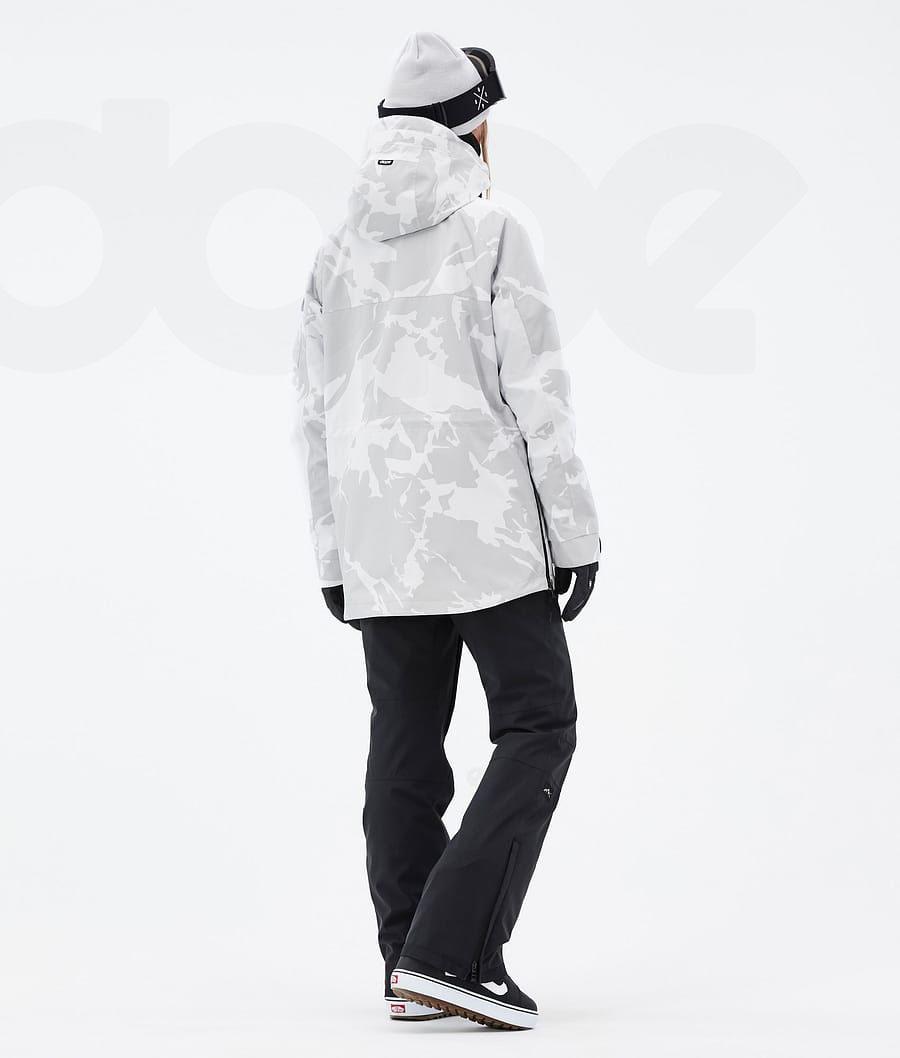 Dope Akin W Snowboardkabát Női Szürke Camo | HUSO3408