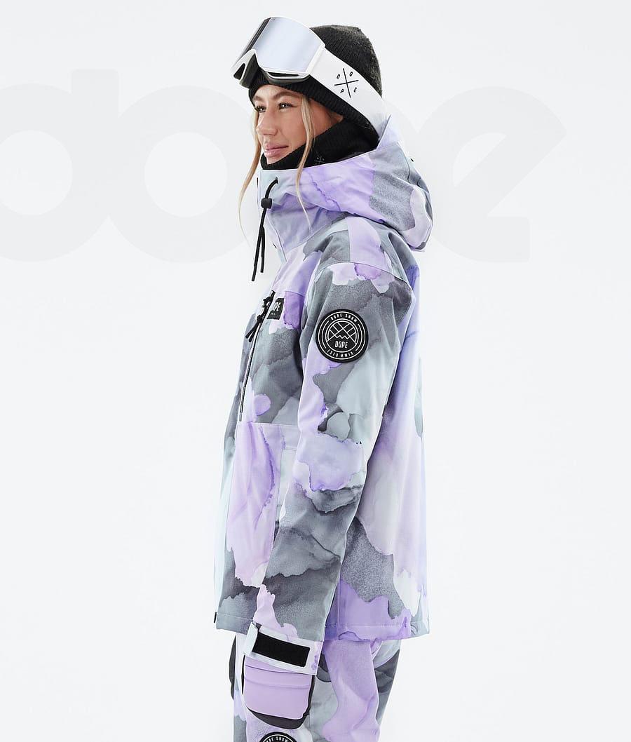 Dope Blizzard W Full Zip Blot Snowboardkabát Női Lila | HUEX3469