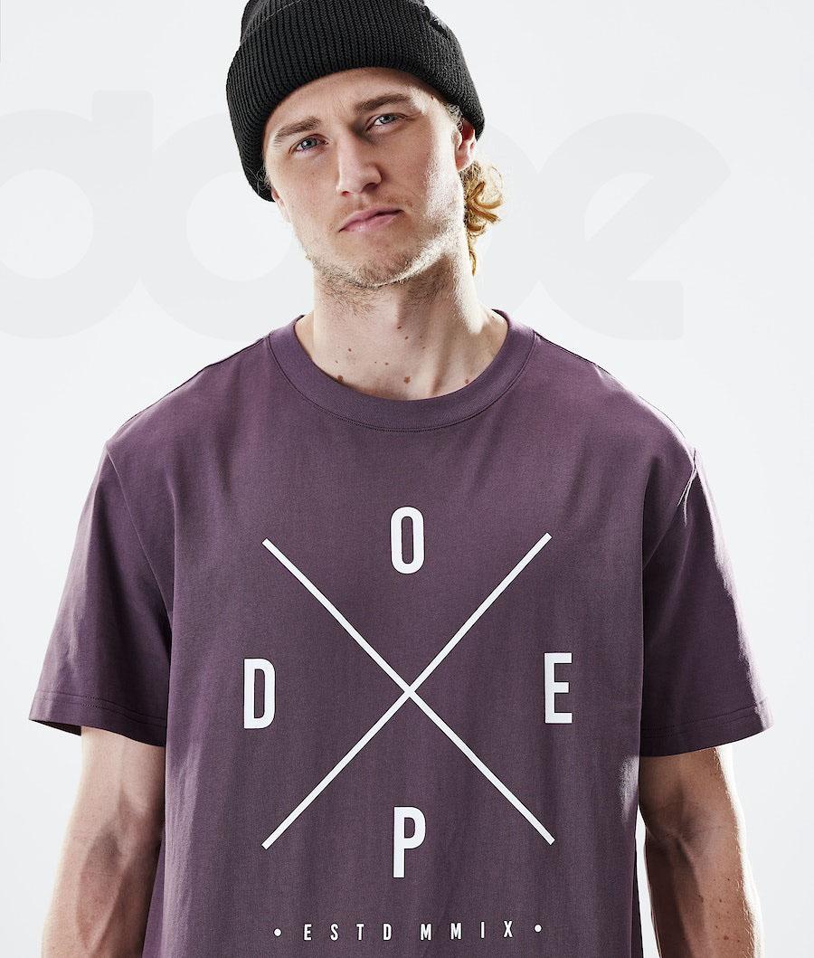 Dope Daily 2X-UP Póló Férfi Lila | HUHK2978