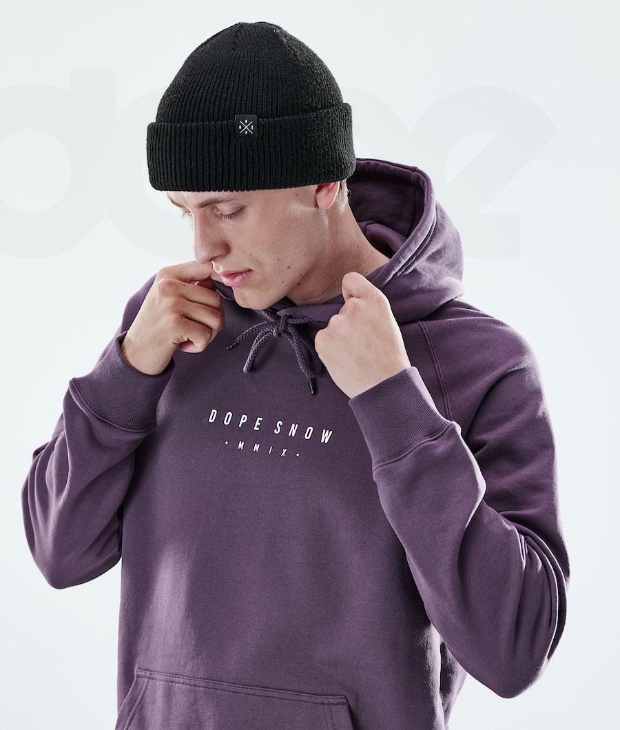 Dope Daily Range Kapucnis Pulóver Férfi Lila | HUCE3016