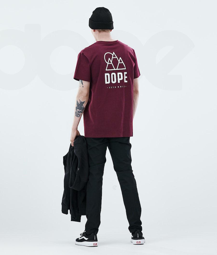 Dope Daily Rise Póló Férfi Bordó | HUPQ2984