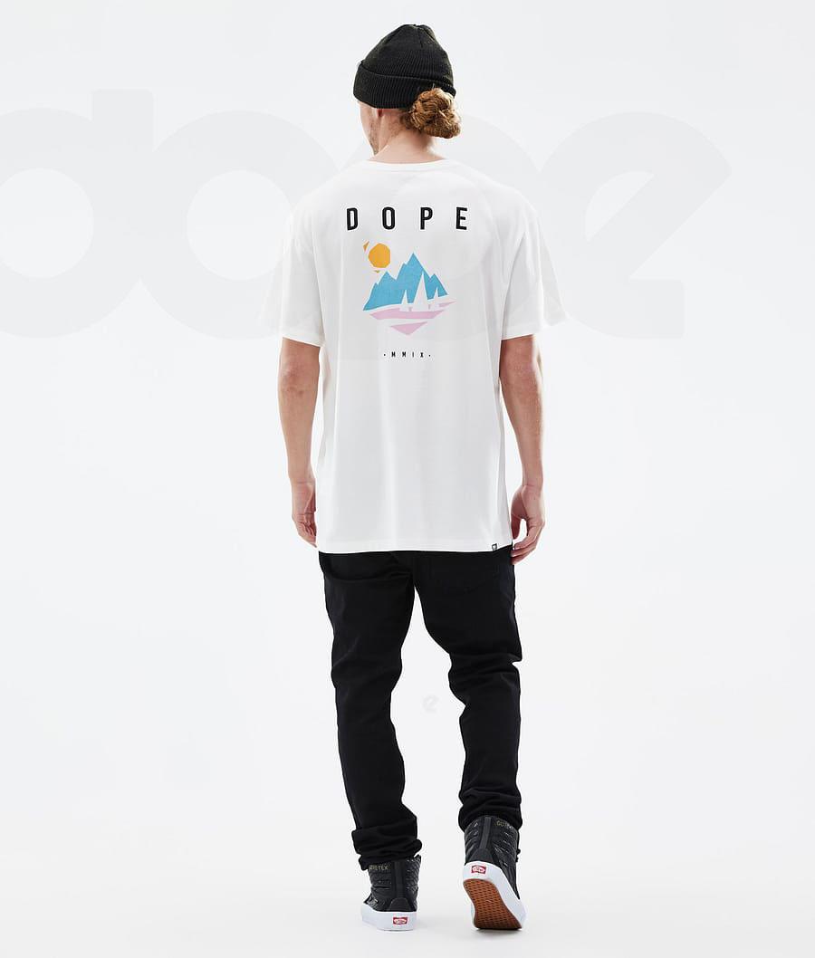 Dope Standard Pine Póló Férfi Fehér | HUWY2992