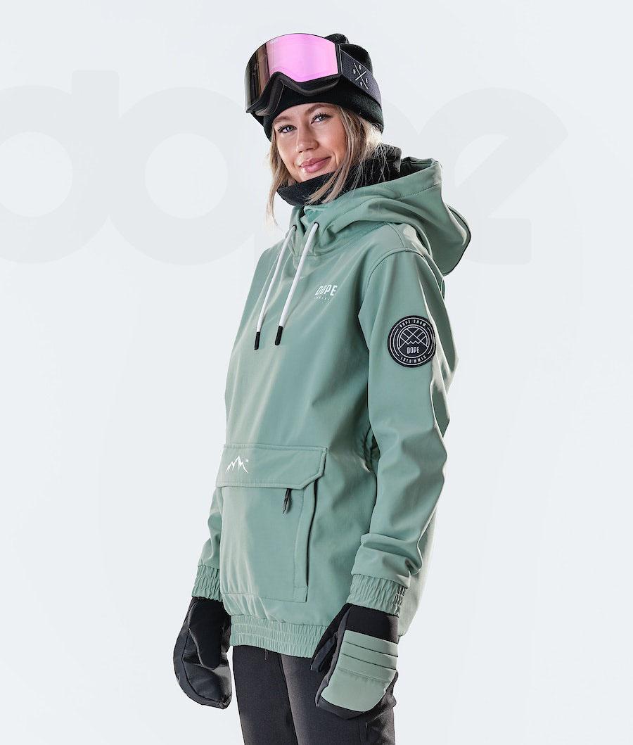 Dope Wylie W 10k Capital Snowboardkabát Női Zöld | HUHK3507