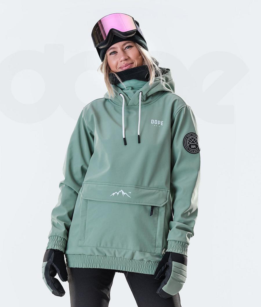 Dope Wylie W 10k Capital Snowboardkabát Női Zöld | HUHK3507