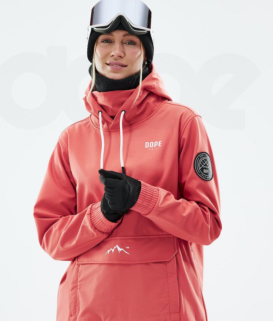 Dope Wylie W Capital Snowboardkabát Női Piros | HUOR3515