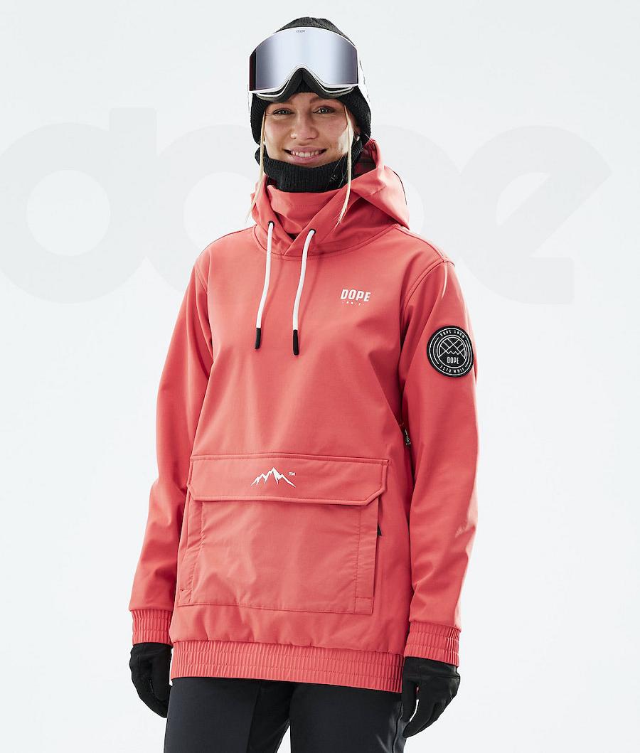 Dope Wylie W Capital Snowboardkabát Női Piros | HUOR3515